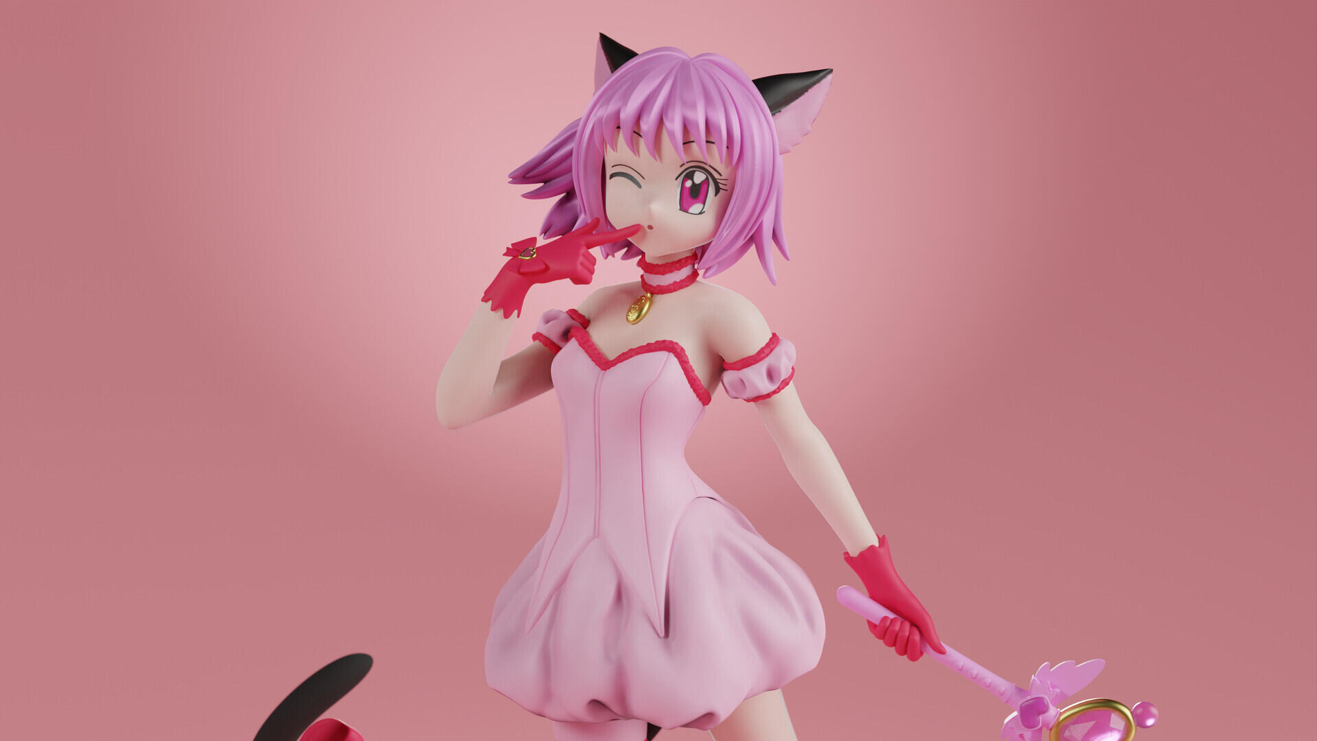 Mew Render Close Up