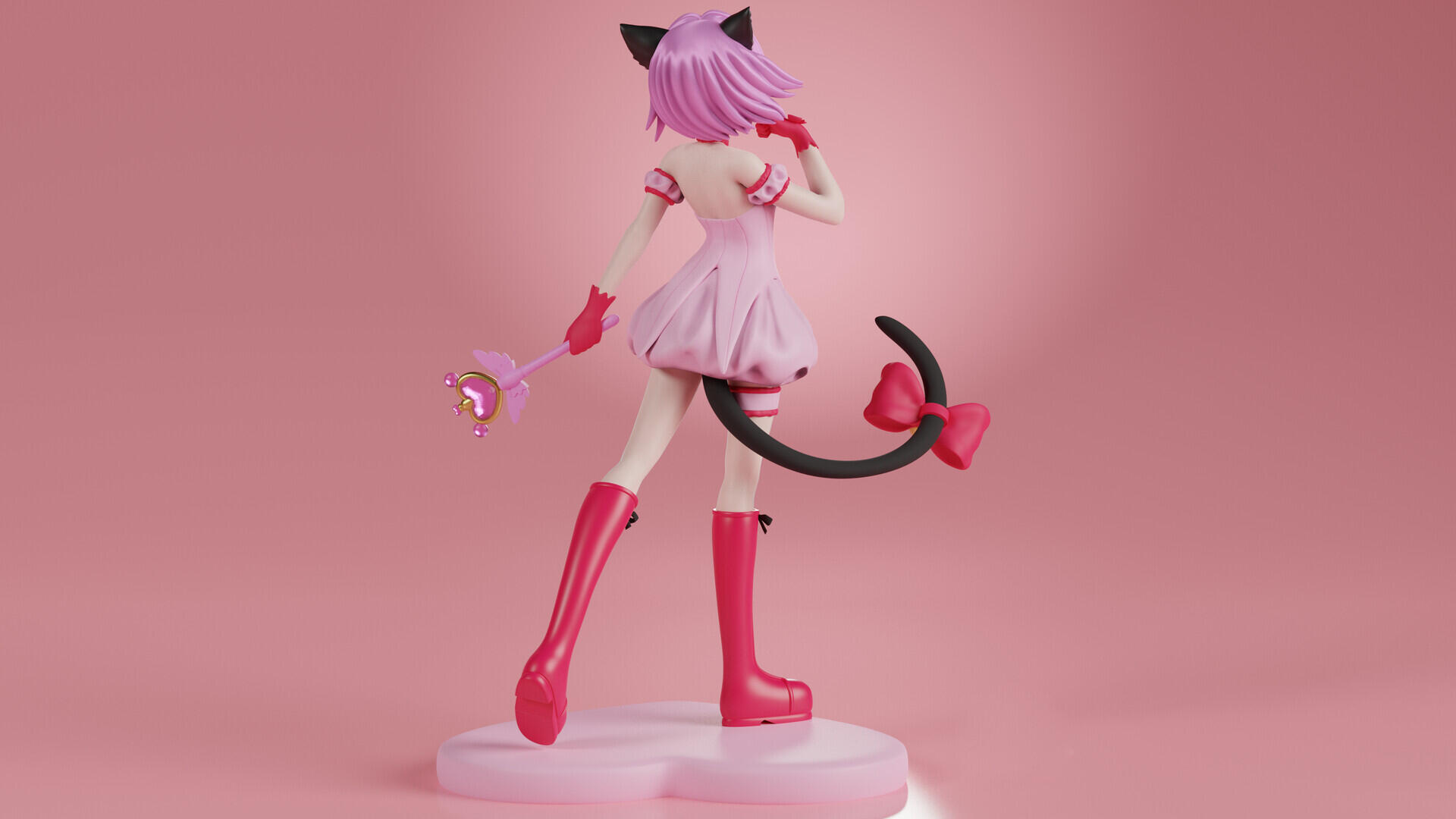 Mew Fullbody Render